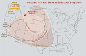yellowstone ash fall