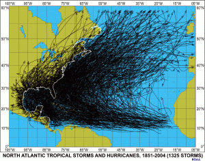 hurricane paths